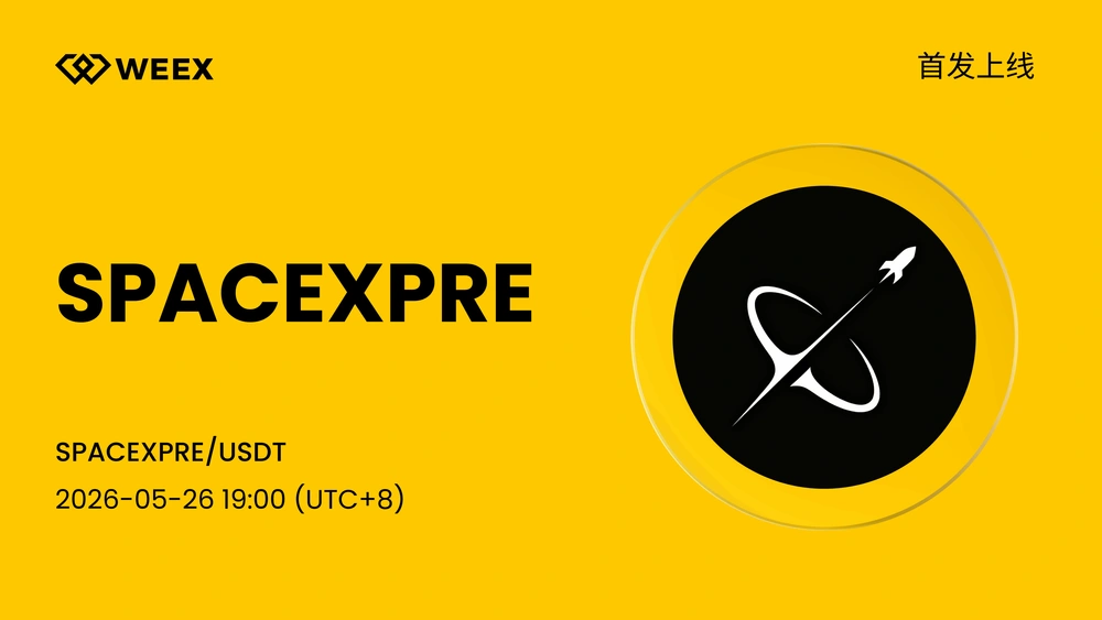 【首发上线】SPACEXPRE (SPACEXPRE) 现已上线WEEX！